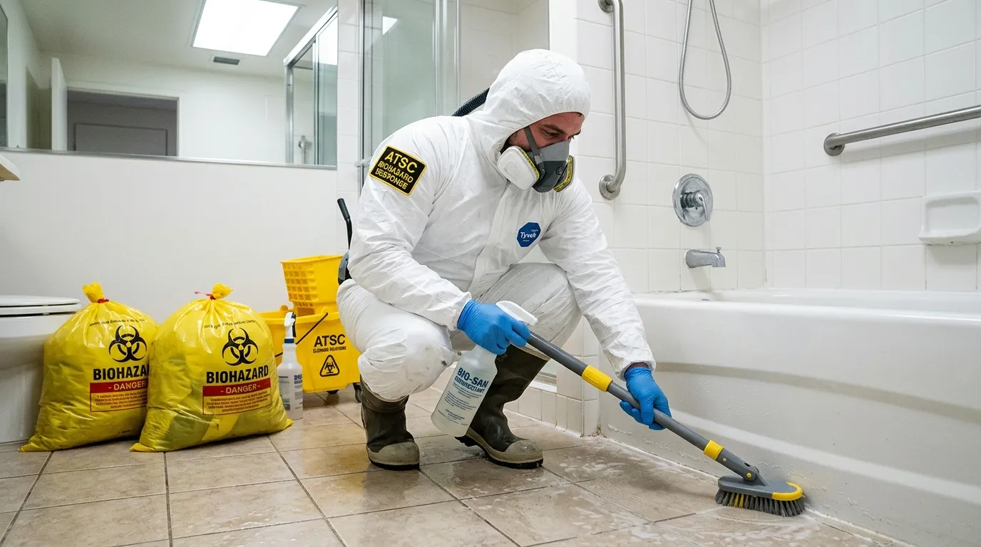 Decontamination equipment deployed for Blood Cleanup in Holiday